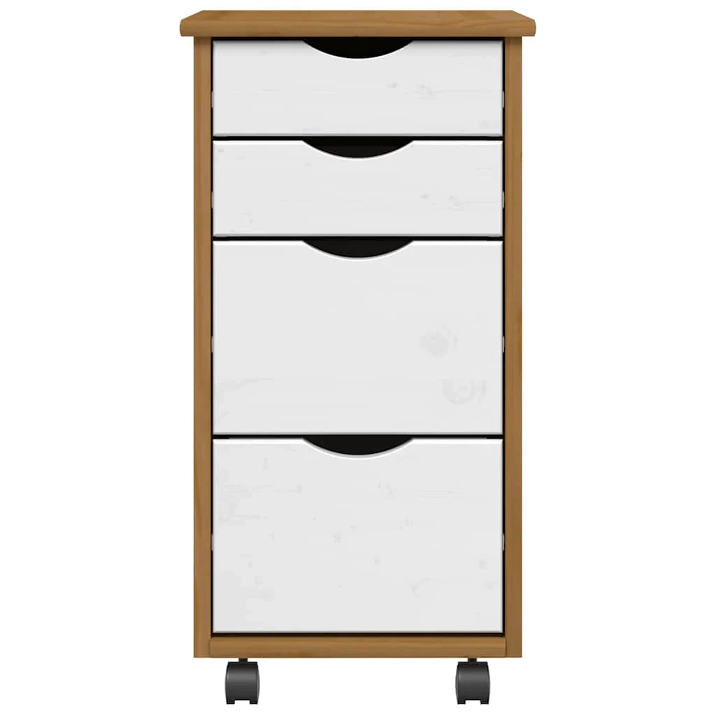 Armadio con cassetti pratico spazio di archiviazione 34 x 39 x 65,5 cm legno di pino color miele 02_0057660