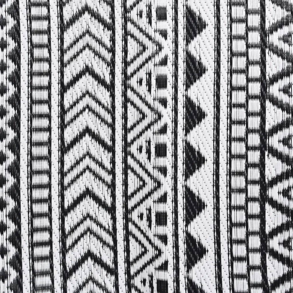 Tappeto da Esterni ARAKIL Nero 160x230 cm in PP CFW1654436