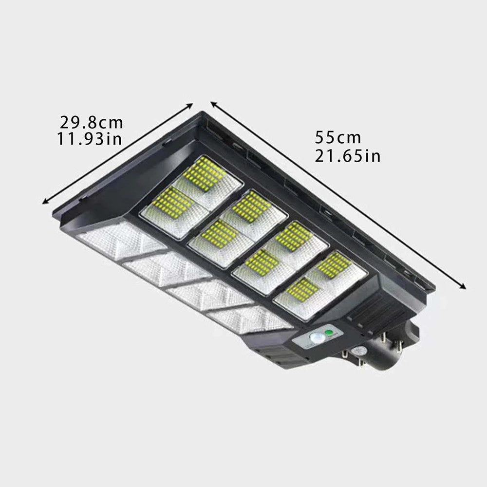 Trade Shop - Luce Solare Led Lampione Per Parco Giochi Cortile Strada Parcheggio 400 W Telecomando -