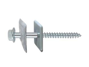 VITE TIRAFONDI PER LEGNO AUTOFILETANTE ACCIAIO ZINCATO BIANCO VL TER- - ø mm.6x80 - 100 pezzi FRIULSIDER