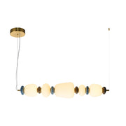 Lampada sospesa Evans oro vetro/ceramica LED 26W Italux