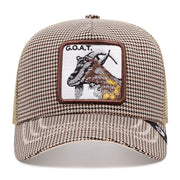 Cappellino da baseball con capra multicolore
