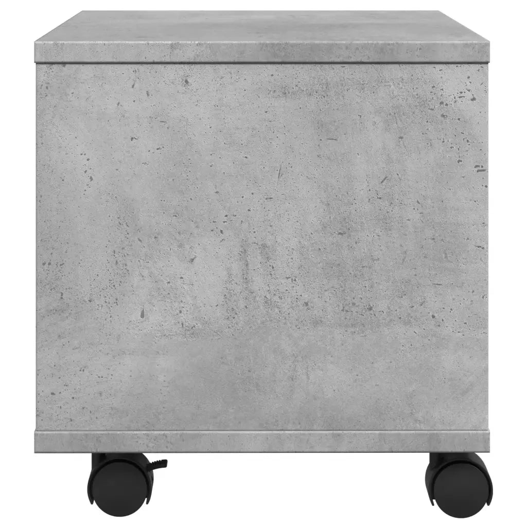Supporto per Stampante con Ruote Grigio Cemento 41x32x34,5 cm CFW3814198