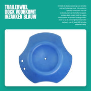 Trasportatore con Manubrio - Prevenzione Sprofondamento in Fango - Ruota Trasportatore - Materiale Polimero di Alta Qualità - Diametro 30 cm - Base Solida - Supporto Ruota