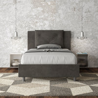 Letto Singolo 80x190 cm Senza Rete Appia Grigio