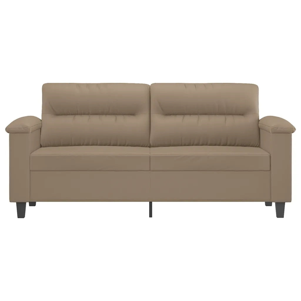 Divano a 2 Posti Cappuccino 140 cm in Similpelle 359587