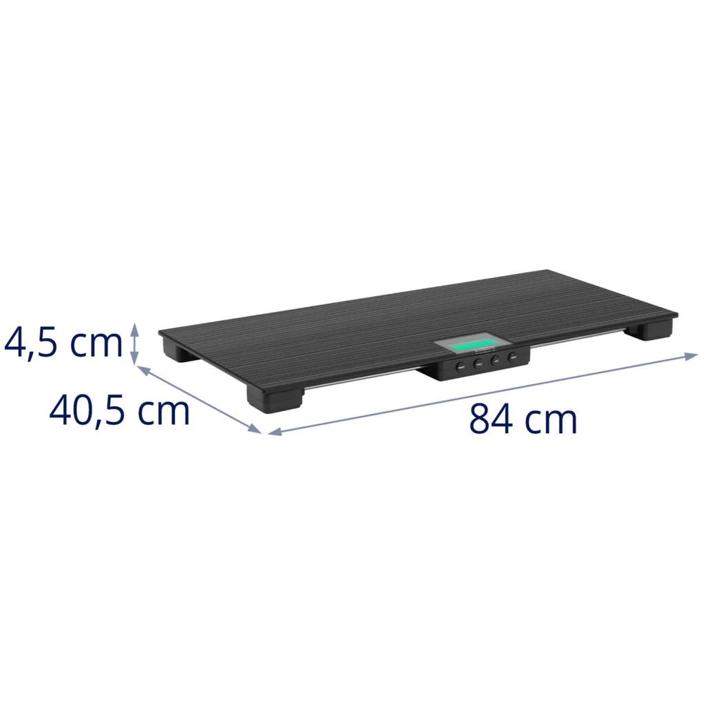 Bilancia veterinaria 150 kg / 0,05 kg 84 x 40,5 cm con tappetino antiscivolo e schermo LCD esterno 14_0008388