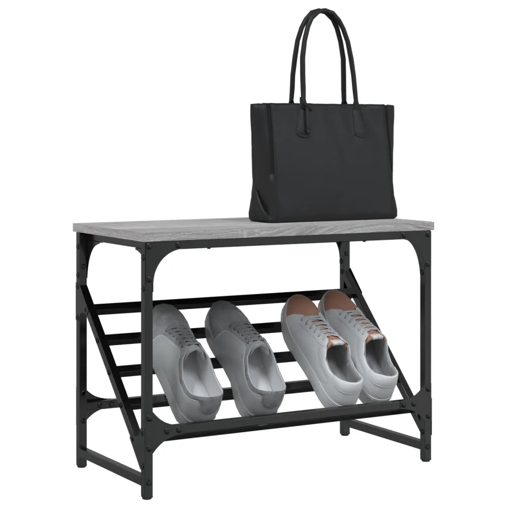 Scarpiera | Mobile per scarpe Grigio Sonoma 60x30x45 cm in Legno Multistrato