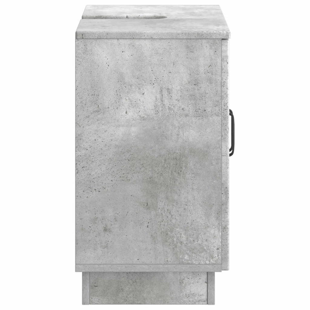 Armadio per Lavabo da Bagno HOORN Grigio Cemento 897228