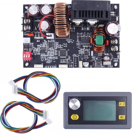 Modulo di alimentazione step-down regolabile per la prova di circuiti di ricarica batterie al litio - 20 A 1200 W - modulo di alimentazione XY-6020L.