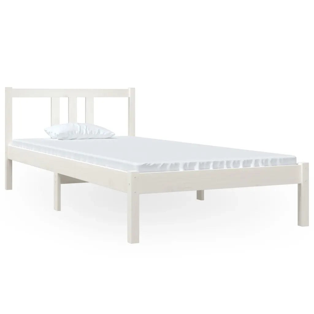 Giroletto Bianco in Legno Massello 90x200 cm 814870