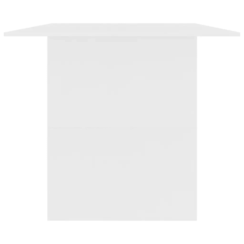 Tavolo da Pranzo Bianco 180x90x76 cm in Legno Multistrato