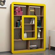 Biblioteca Caltrano, Libreria 8 Ripiani, 108x22x140h cm Marrone Noce