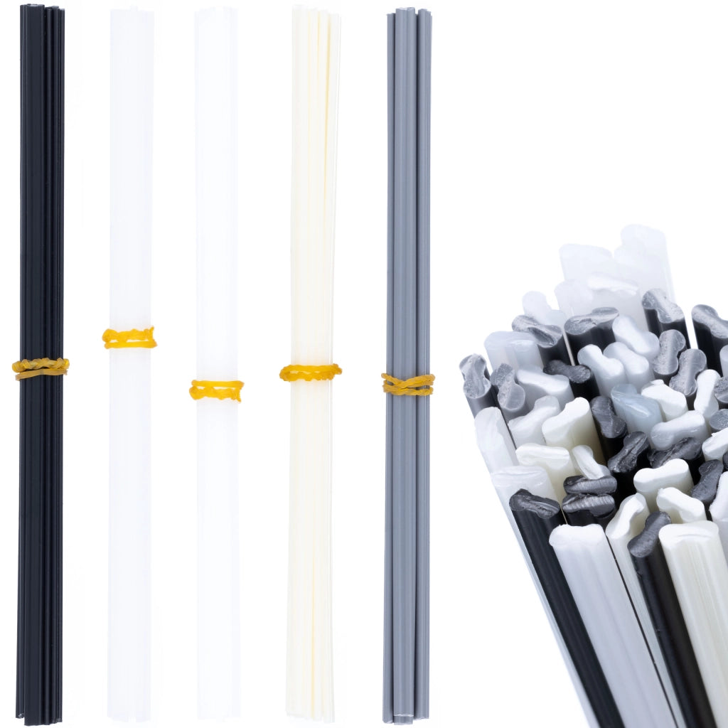Kit Mini Rosfix per Saldatura Plastica – 5 Tipi di Leghe: PP, PE, ABS, PVC | Dimensioni 2.0*5.0*200mm