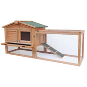 Conigliera per roditori spazio esterno XXL grande riparo 156 cm legno di abete rosso 16_0002238