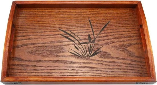 Piattaforma per il Caffè e l'Acqua - Piattaforma da Caffè con Maniglione in Legno.