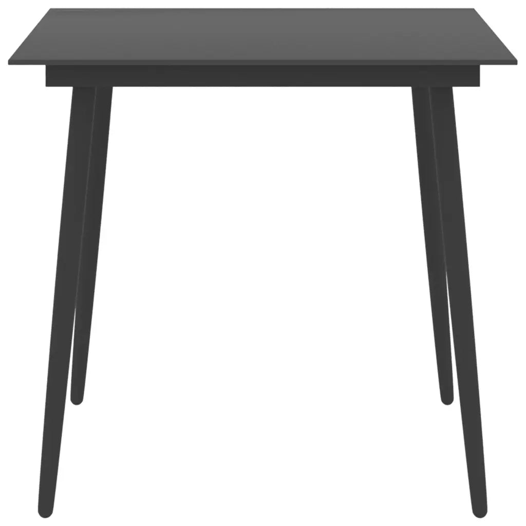 Set da Pranzo da Giardino 3 pz Nero  cod mxl 43904
