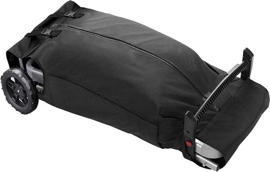 Copertura per barbecue a gas per Weber Traveler LP Nero 9010053 - Copertura protettiva per coperchio polverizzante impermeabile per griglia - Accessori per griglia 115 x 65 x 24 cm