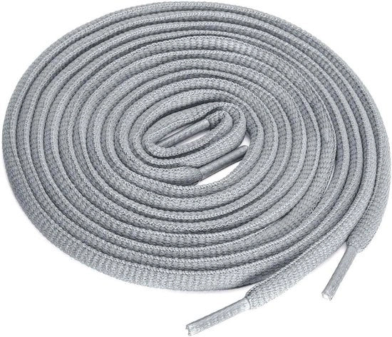 Sostituzione cinture sportive per sneakers, ovale, grigio chiaro, 180cm