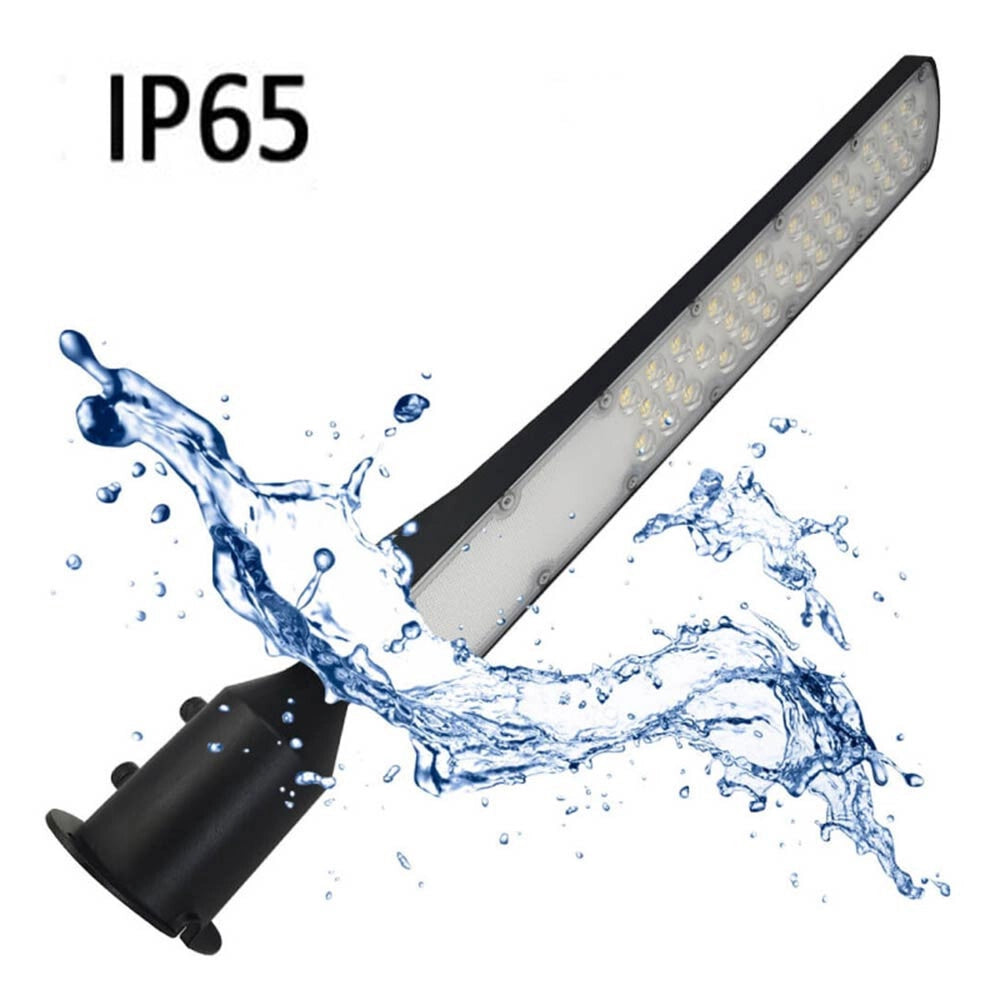 Trade Shop - Faro Lampione Stradale Ultra Slim A Led 100 W Inclinabile 90° Luce 6500k Ip65 Ra-100w -