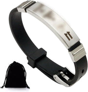 Bracciale per bambini da 5 a 12 anni - Cinturino di pelle per bambino con funzione di allarme per calcio - Regalo per bambini