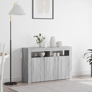 Sideboard Grigio sonoma Legno ingegnerizzato 116 x 30 x 75 cm