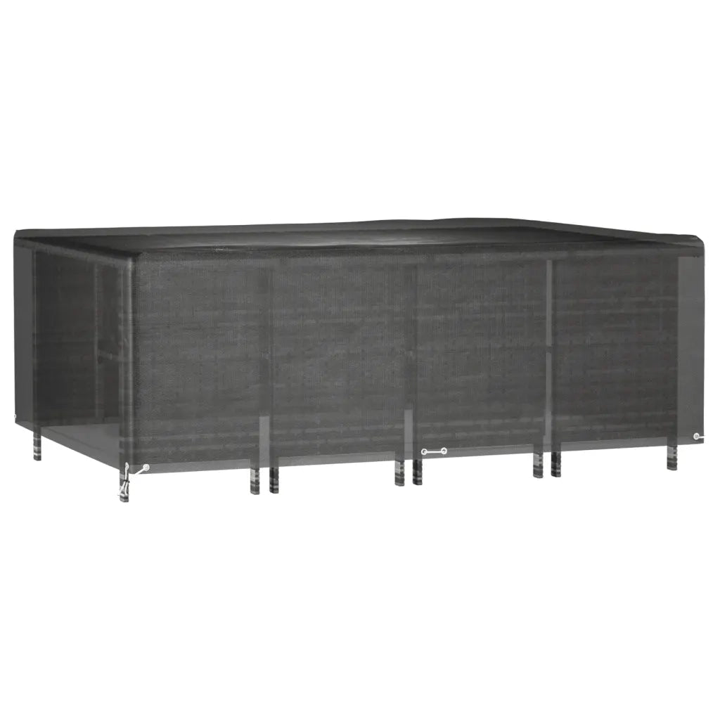 Copri Mobili Giardino | Telone per mobili da esterni 2 pz 12Occhielli 240x180x80cm Rettangolare