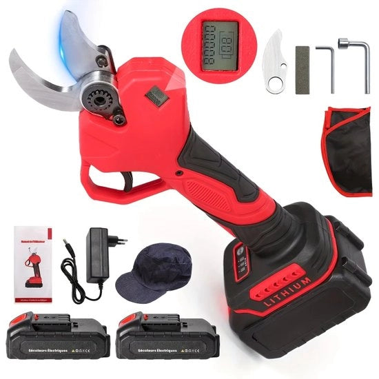 Snoeischaar elettrica - 21V - 1000W - Display digitale - Senza asse a spazzola
