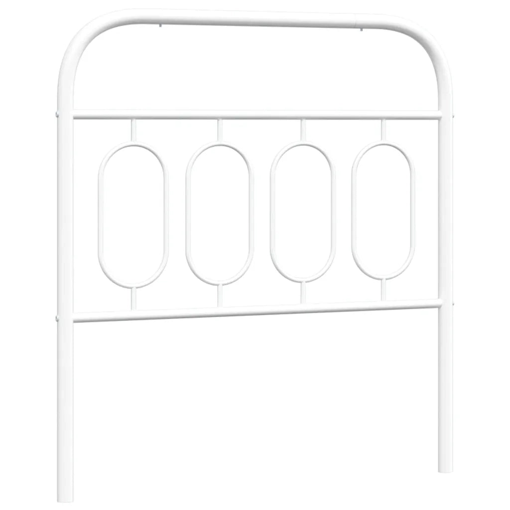 Testiera di Ricambio in Metallo Bianco 90 cm 377194