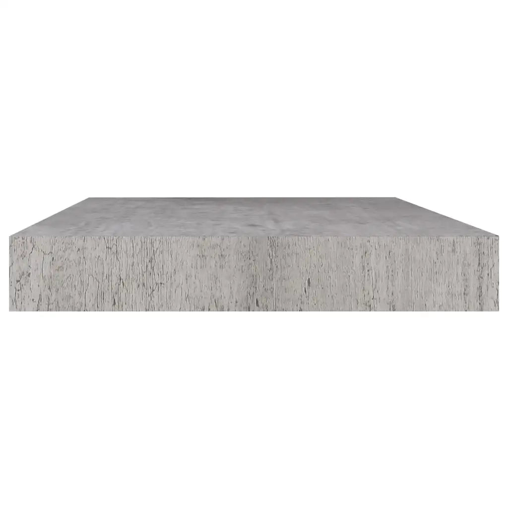 Scaffale a Parete Grigio Cemento 50x23,5x3,8 cm in MDF