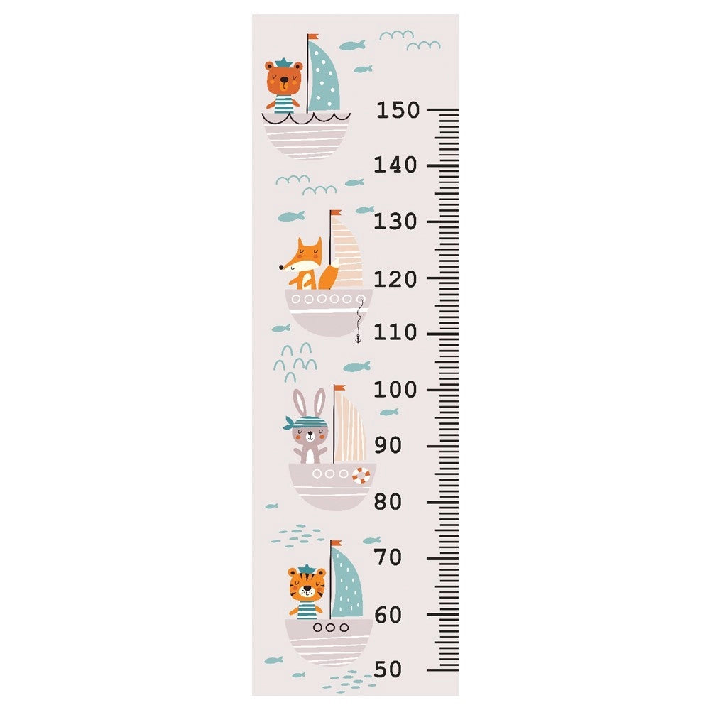 Metro Parete Misura Crescita Bambini in PVC 36x120 Cm Righello Grafico Altezza Muro Bimbi DIS_M