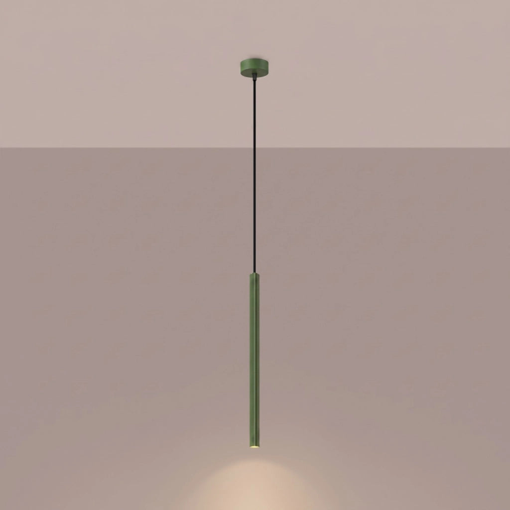 Lampada a sospensione ARCHE 1 verde oliva