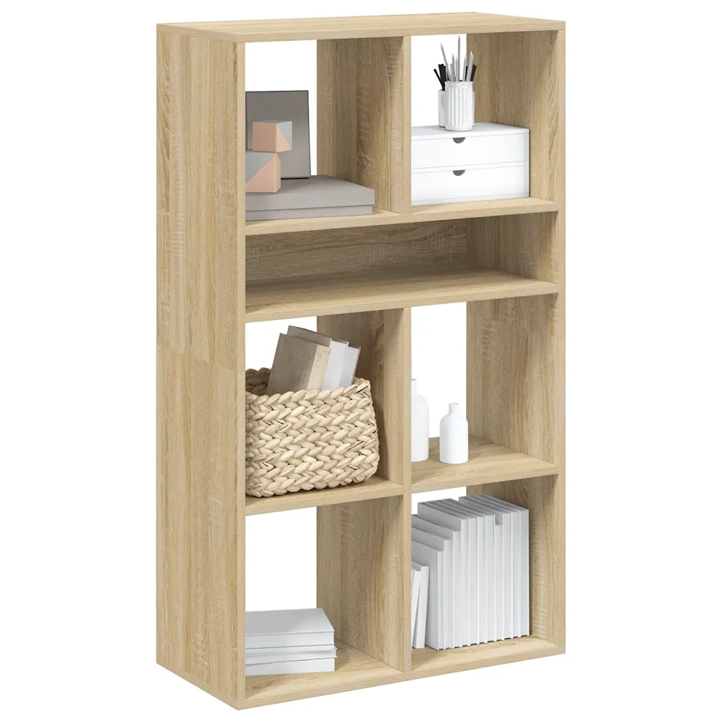 Libreria Rovere Sonoma 66x31x112 cm in Legno Multistrato 860303
