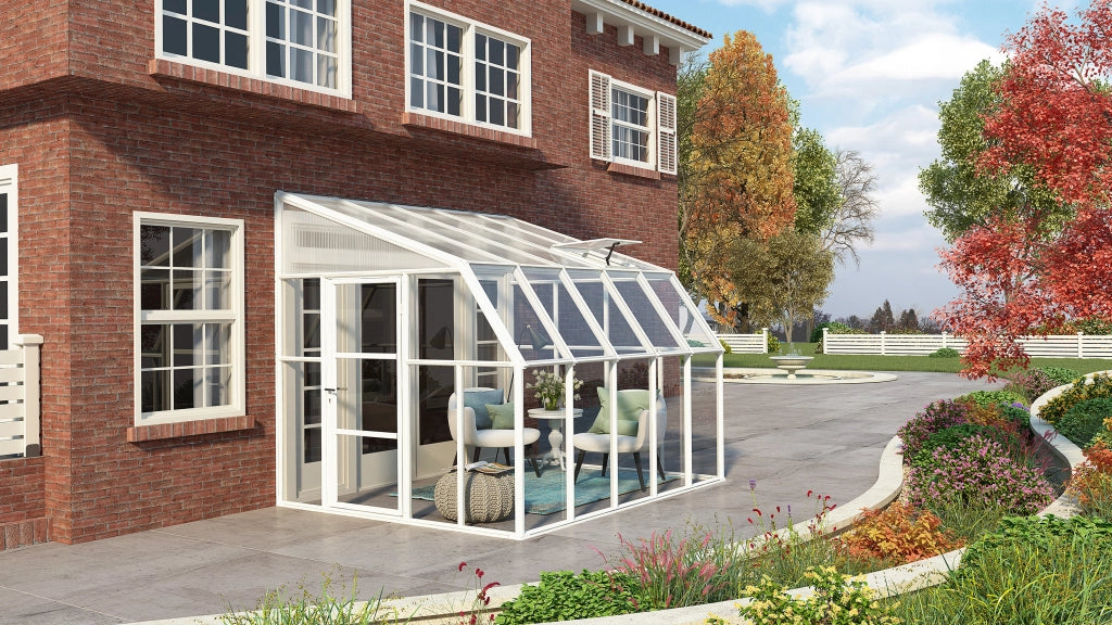 Veranda in Policarbonato Sun Room 2.7X3.2 m Bianco