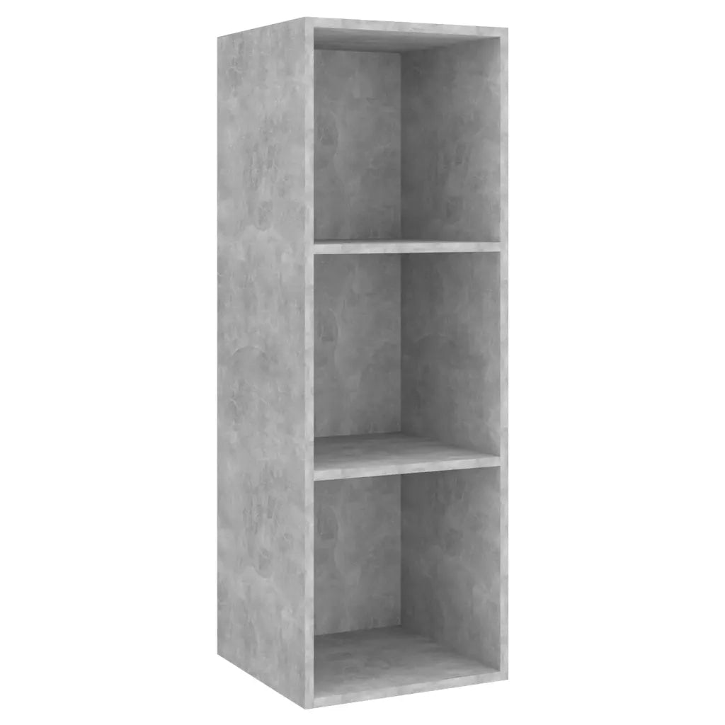 Set Porta TV 2 pz Grigio Calcestruzzo in Truciolato 3079794