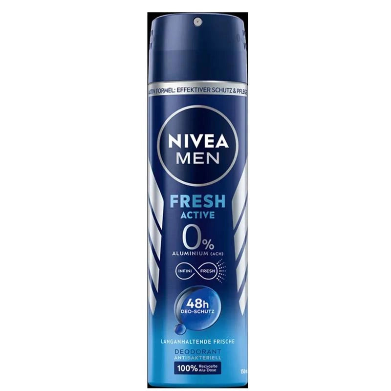 NIVEA DEODORANTE SPRAY 150ML FRESH ACTIVE MEN