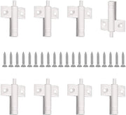 Buffer di serratura 10 pezzi - Dampened di porta - Regolatore di chiusura - Riduzione del rumore - Facile da installare - Ideale per cucine/bagni