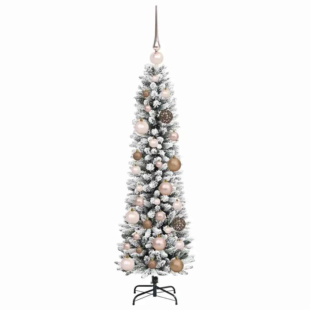 Albero di Natale | Decorazioni natalizie artificiale con 150 LED Bianco 120 cm