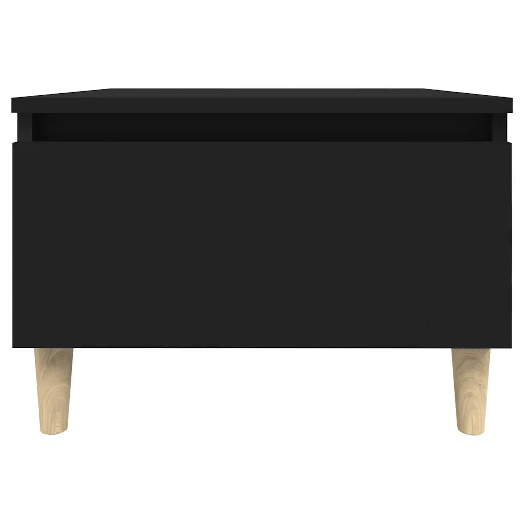 Tavolino | Tavolo laterale Nero 50x46x35 cm in Legno Multistrato