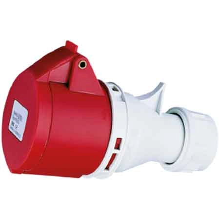 PRESA MOBILE INDUSTRIALE IP44 380 V 16A 3P+T 380 - 415V - MADE IN ITALY