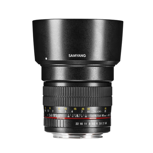 Obiettivo fotografico MF 85mm F1.4 AS IF UMC compatibile con Pentax K – intensità luminosa per full-frame e APS-C – focus manuale, Bokeh morbido – con custodia
