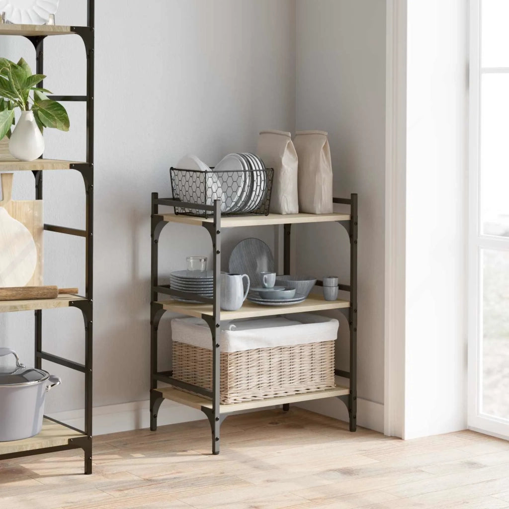 Carrello da Cucina Rovere Sonoma 50 x 35 x 75,5 cm CFW5964639