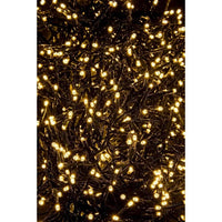 Cluster Luci 768 LED Classic, Filo Verde 3mm, IP44 (6 Pezzi)