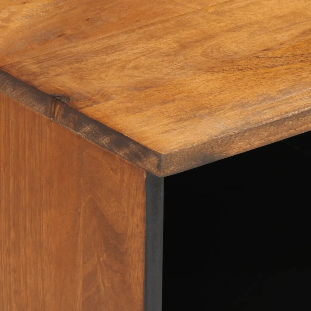 Mobile Porta TV 100x33x46 cm in Legno Massello di Mango 358302