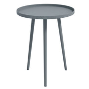 Tavolino da caff¨¨ ¨C zephmum ¨C Grigio, Acciaio, 40x40x50 cm