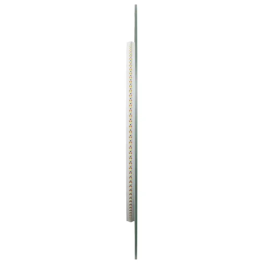 vidaXL Specchio da Bagno LED 100x45 cm Ovale