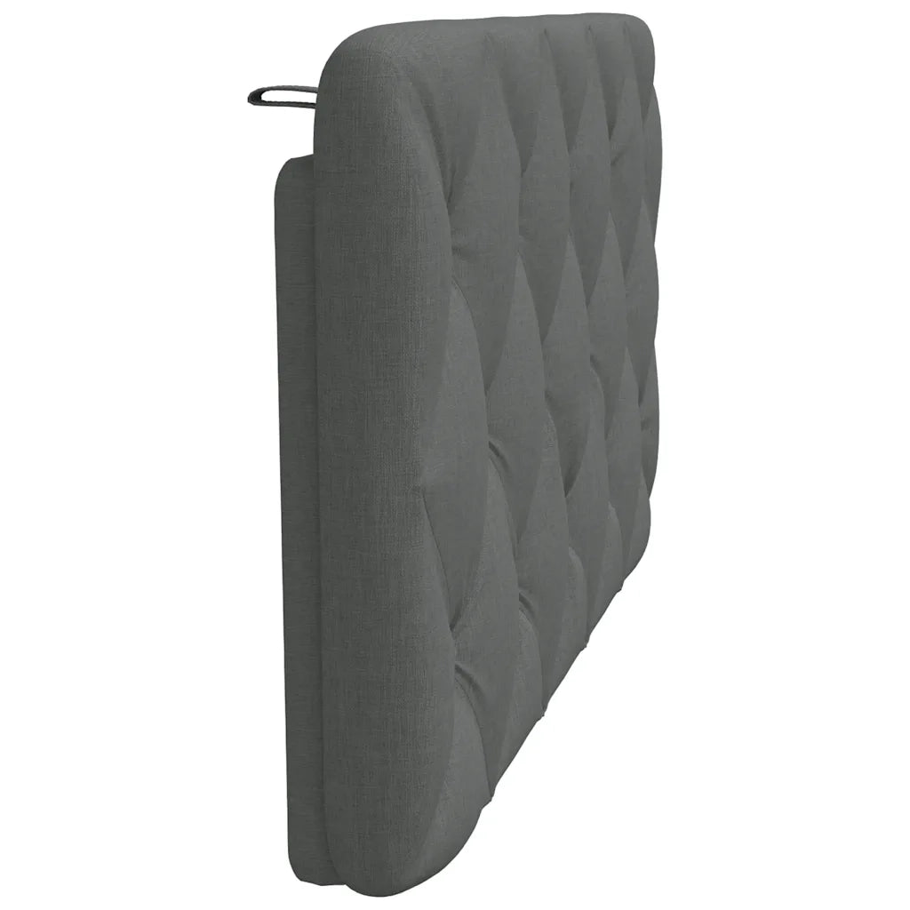Cuscino Testiera Grigio Scuro 100 cm in Tessuto CFW8451658
