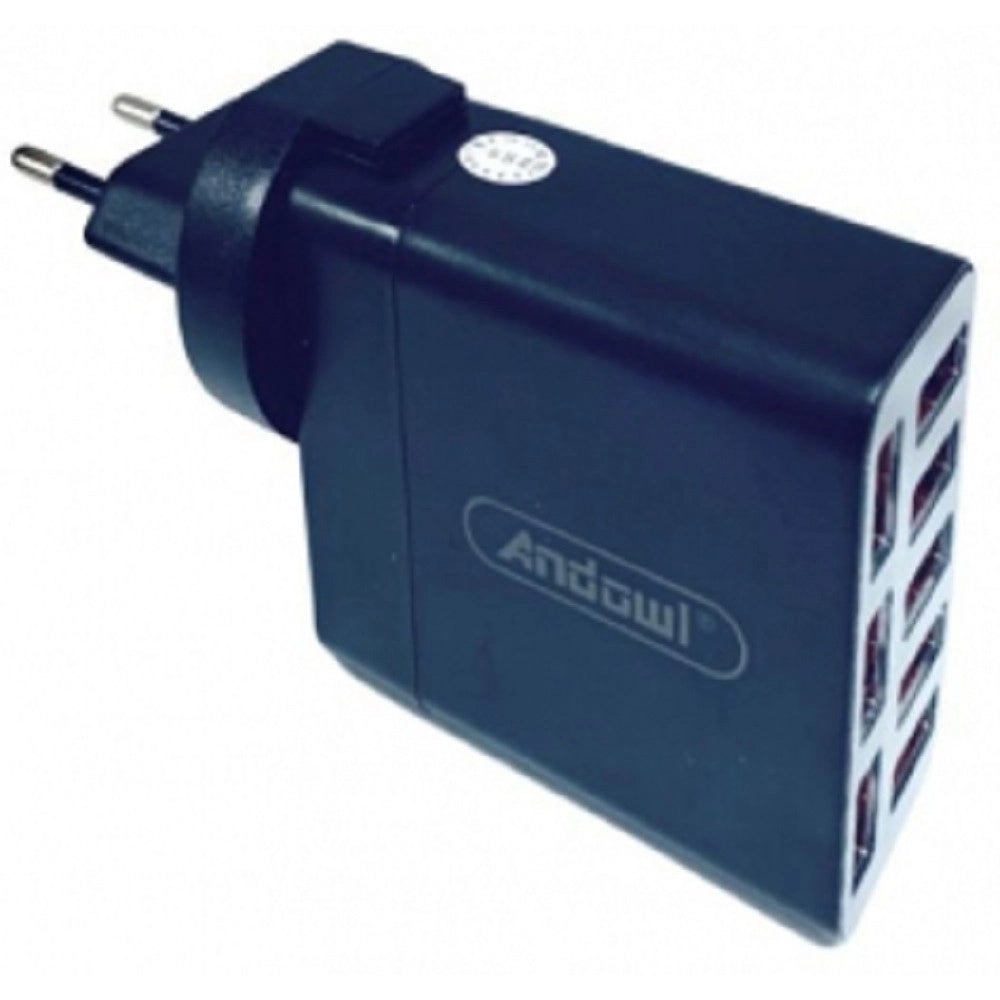 Trade Shop - Caricabatterie Adattatore Alimentazione Da Rete Con 8 Porte Usb Qc Qualcomm 3.0 X82 -