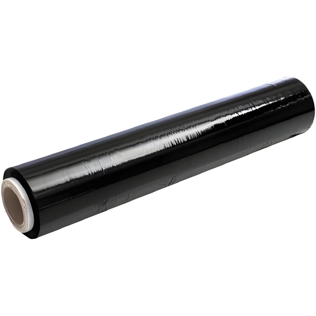 Pellicola Film Estensibile Nero Da 2,5 Kg 23 Micron Bobina Super Resistente 6 Rotoli EcoPrice®
