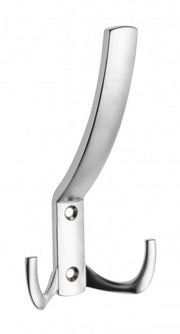 Hanger a muro, 1-10 pezzi, hanger a muro, chiodi da parete, attacco a muro, hanger a muro, chiodo da porta (grande, cromato lucido, 2 pezzi)